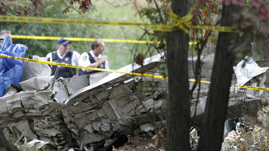 坠机事故现场