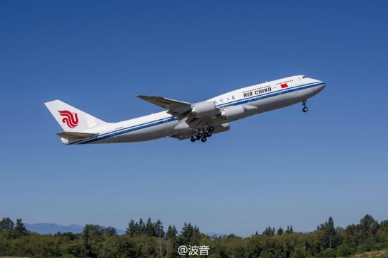 资料图：国航747－8飞机