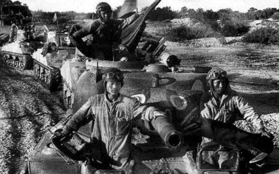 资料图：驾驶M系坦克的中国远征军
