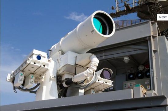 激光武器发射平台特写 