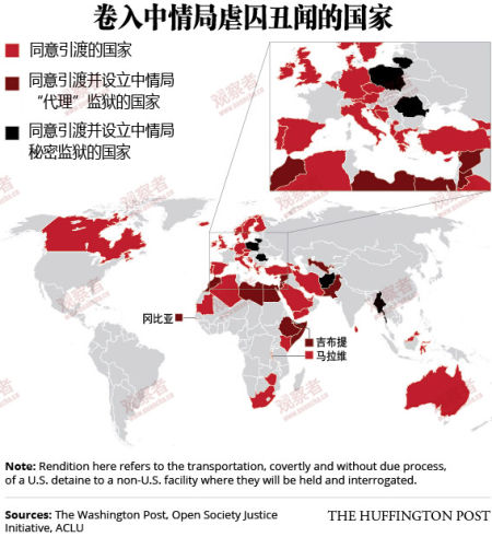 全球1/4国家都是中情局酷刑逼供的帮凶