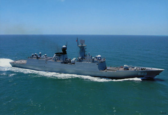 资料图：中国海军常州舰