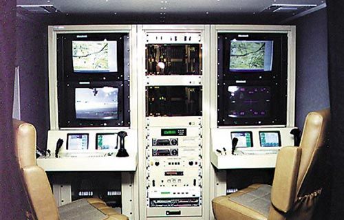 资料图：捕食者无人机的地面控制站