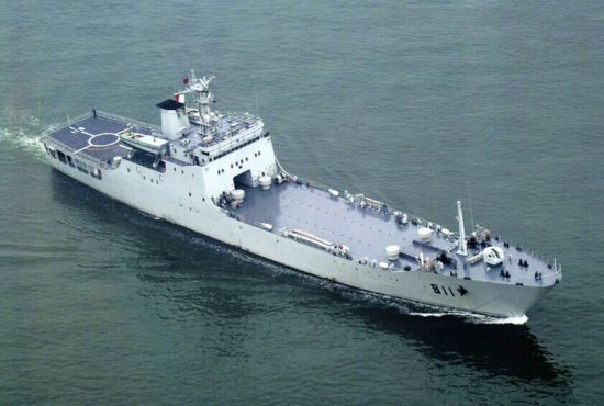 资料图：072A型坦克登陆舰依然是台海军事斗争准备不可或缺的重要角色