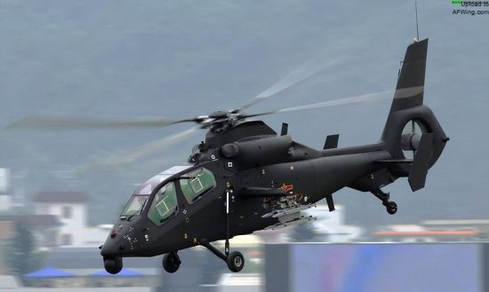 在2012珠海航展高调亮相的武直-19原型机