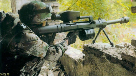中国新型LG-5型40毫米狙击榴弹发射器