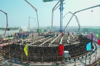 红沿河核电站施工现场