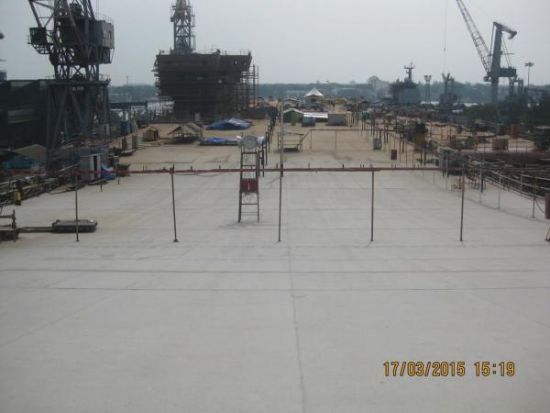 建造过程中的“维克兰特”号