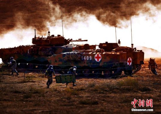 资料图：演习中的ZBL-09式步兵战车