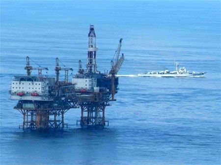 日本将施压中国向日提供东海油气钻井平台设施的信息