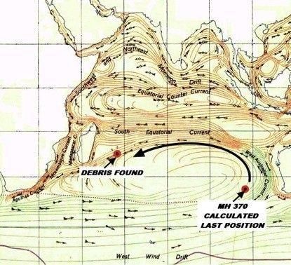 疑似残骸却在飞机航程所不能及的印度洋西侧出现