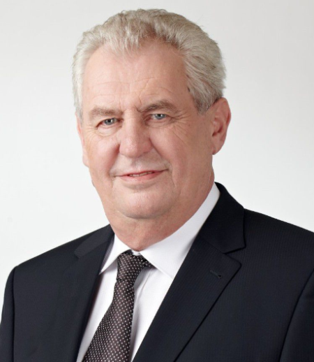 米洛什·泽曼（1944——）现任捷克总统