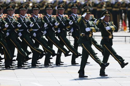 武警受阅部队