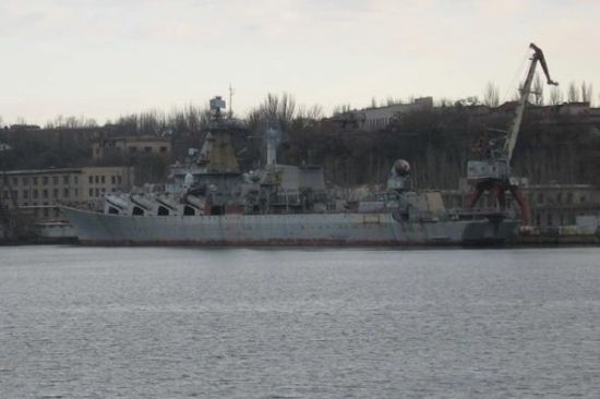 　　资料图：“乌克兰”号巡洋舰