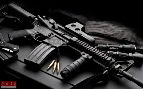 资料图：M4卡宾枪。