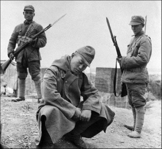 资料图：常德会战中被俘的日军