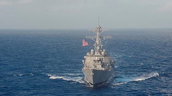 美军驱逐舰拉森号