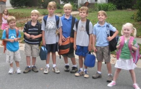 资料图：美国小学生