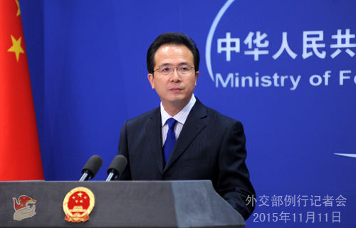 洪磊主持11月11日外交部例行记者会