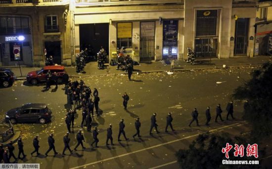 巴黎恐怖袭击现场