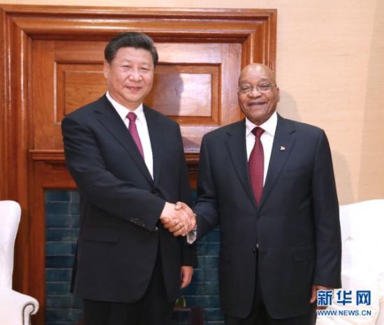 两国元首的会面为中非关系开创了新局面