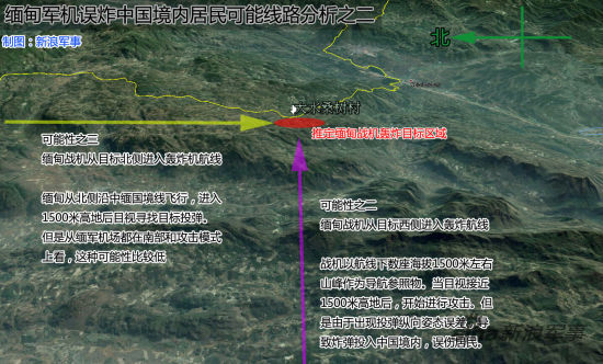 轰炸可能路线分析