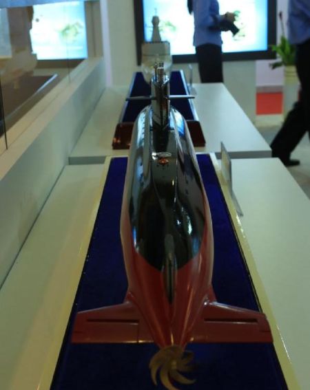 资料图：中国出口型S-20潜艇模型