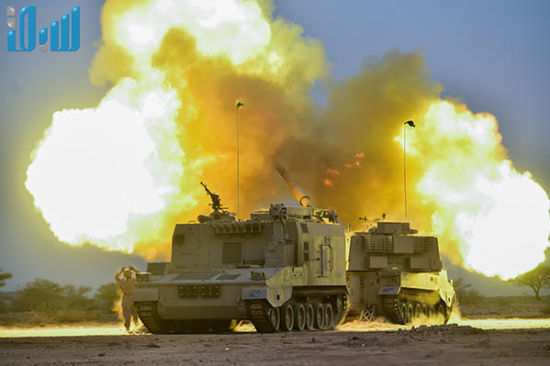 沙特定期炮击也门北部边境 主力是PLZ-45火炮