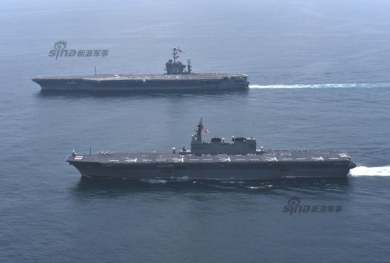 2015年5月18日，美国海军第7舰队主力CVN-73乔治-华盛顿号核动力航母正式离开日本回国。