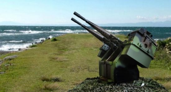 台军部署新型岸防杀器外形怪异有84根发射管图