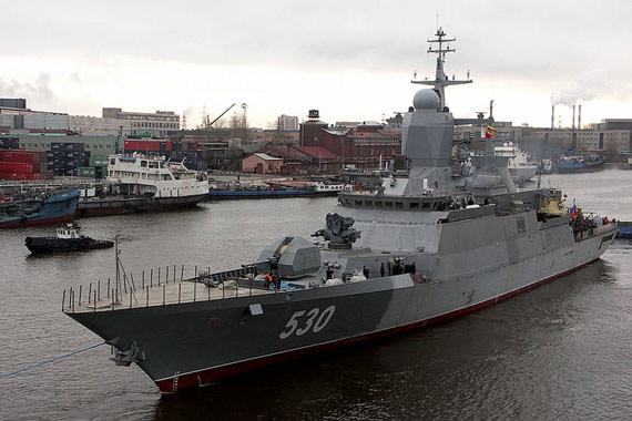 图文:俄海军新型21380型护卫舰已经进入海试阶段