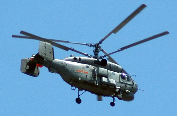 图文中国海军卡28型反潜直升机