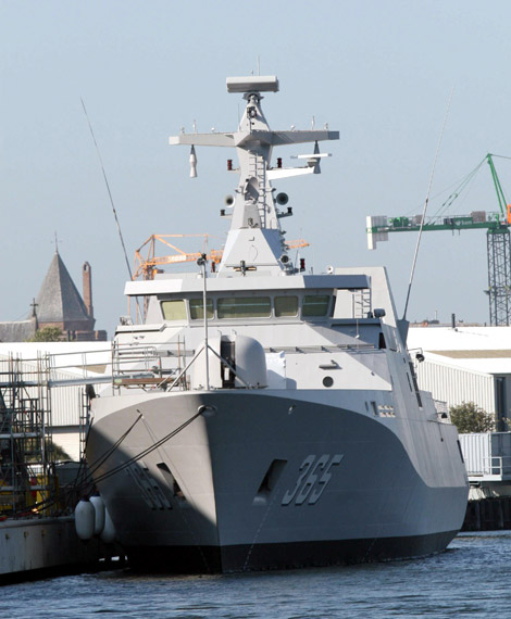 图文印尼海军订购的新型西格玛轻护舰