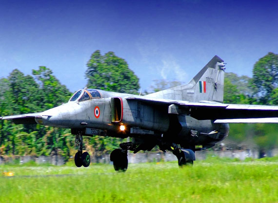 图文:以色列帮助印度升级米格-27战斗轰炸机