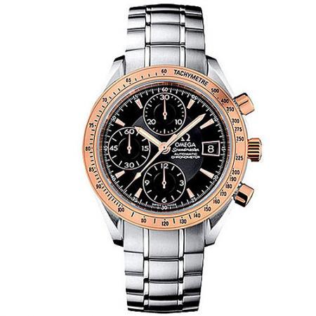 欧米茄 - omega欧米茄 金红色speedmaster超霸系列三眼日历全自动男表