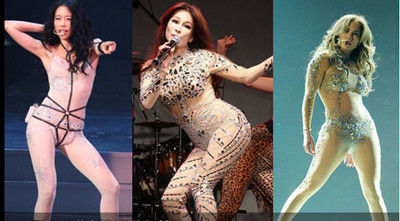 明星爱穿钻石紧身衣