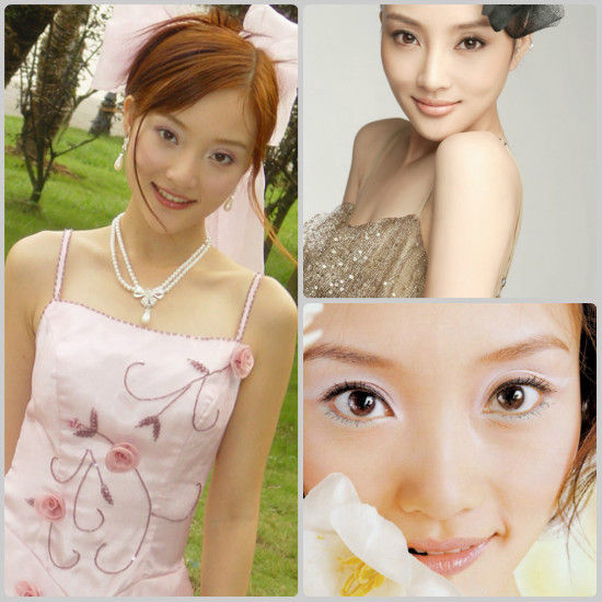 李小璐旧照与现在对比。