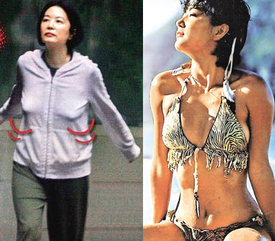 林青霞真空激凸被拍胸部下垂显老态 手机新浪网