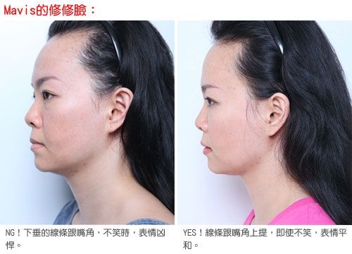 Mavis侧颜变化。