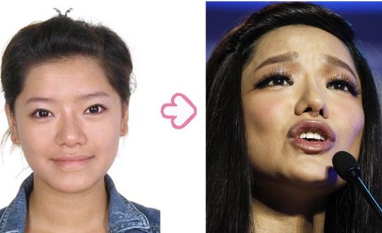 江映蓉惊现针脚疑隆鼻超女快女爱整容 手机新浪网