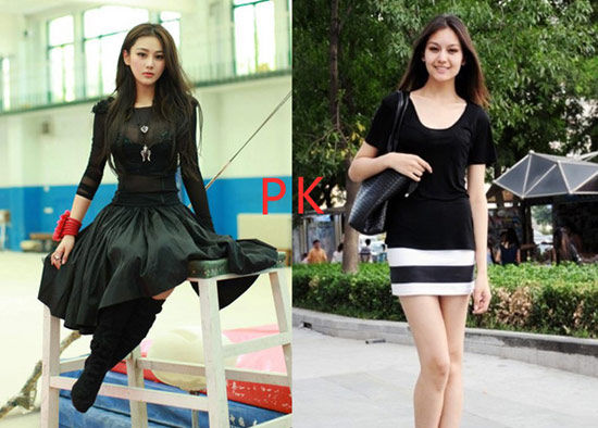 现任PK前任 张馨予VS迪丽娜尔