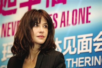 苏菲-玛索称 新京报记者 侯少卿 摄