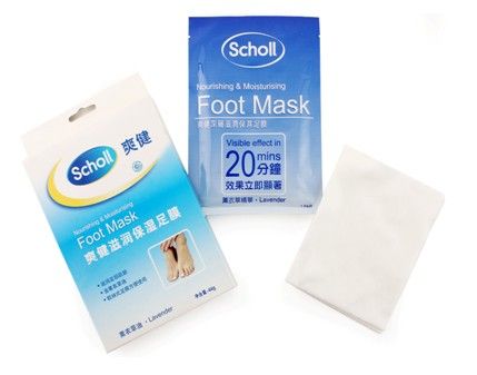 爽健Scholl 足部修护护理 滋润保湿足膜