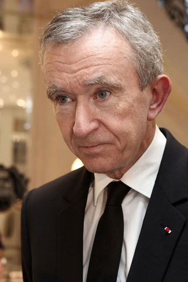 路易•威登集团（LVMH）主席贝尔纳•阿尔诺（Bernard Arnault）