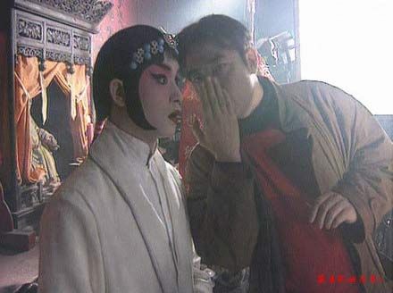 陈凯歌给张国荣说戏