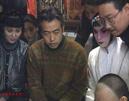 陈凯歌在《霸王别姬》片场