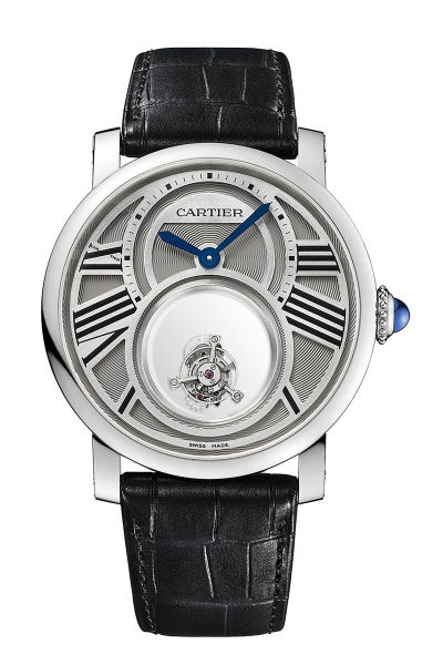 Rotonde de Cartier双重神秘陀飞轮腕表