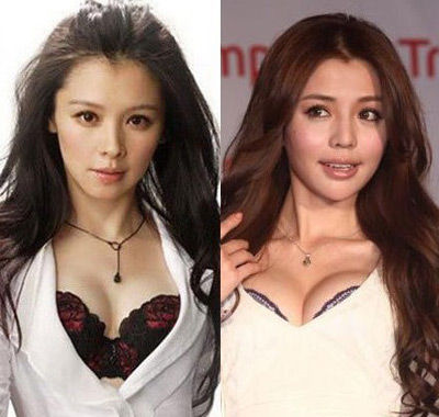 　李毓芬(右)有“小徐若瑄”之称