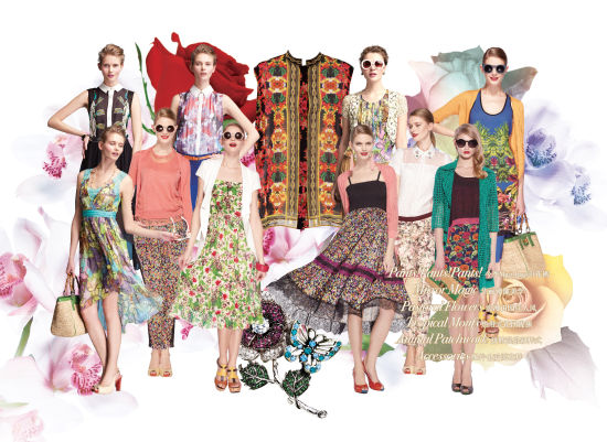 应用当下时尚界最流行的数码印花技术