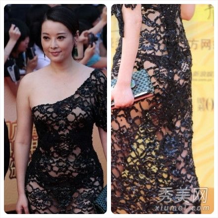 女星出位透视装惹争议